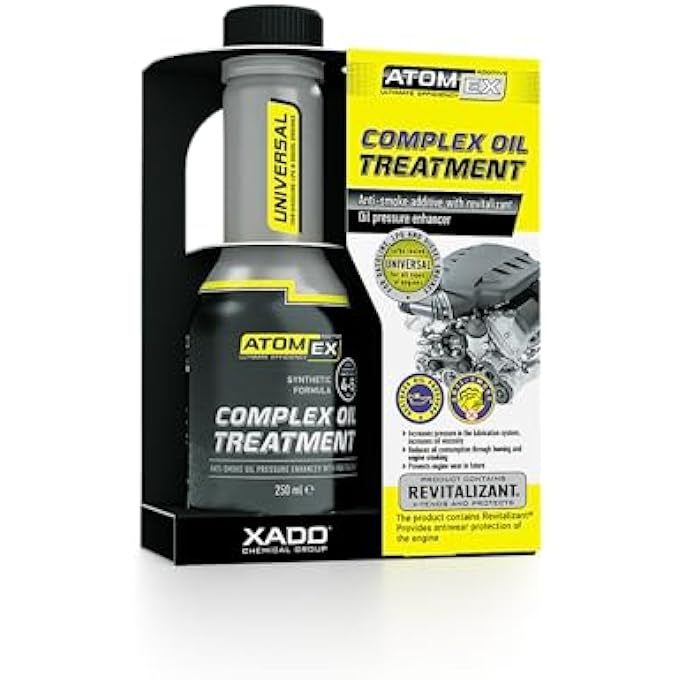 Xado COMPLEX OIL TREATMENT, ANTISMOKE ADDITIVE, ELIMINATES EXHAUST SMOKE - 250ML ATOMEX SERIES WITH CERAMIC METAL CONDITIONER REVITALIZANT - Image 1